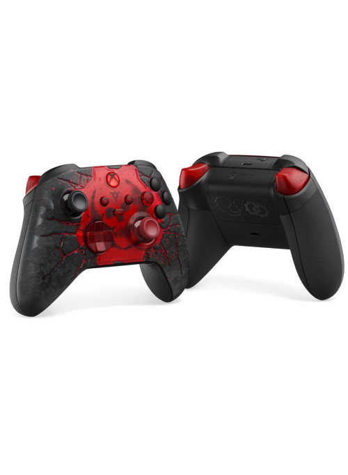 Геймпад беспроводной Microsoft Xbox One/Series X|S Wireless Controller Gears of War: E-Day Limited Edition (черный/красный) Геймпад беспроводной Microsoft Xbox One/Series X|S Wireless Controller Gears of War: E-Day Limited Edition (черный/красный)